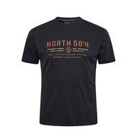 North 56 Logo Print Tee Black