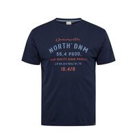 North 56 Denim Printed Logo Tee Navy