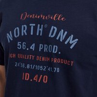 North 56 Denim Printed Logo Tee Navy