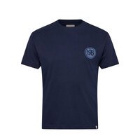 North 56 Denim Printed Small logo Tee Navy