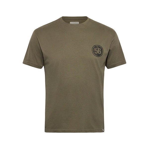 North 56 Denim Printed Small logo Tee Olive-shop-by-brands-Beggs Big Mens Clothing - Big Men's fashionable clothing and shoes