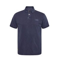 North 56 Rough Cotton Polo Indigo Blue