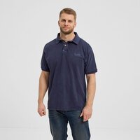 North 56 Rough Cotton Polo Indigo Blue