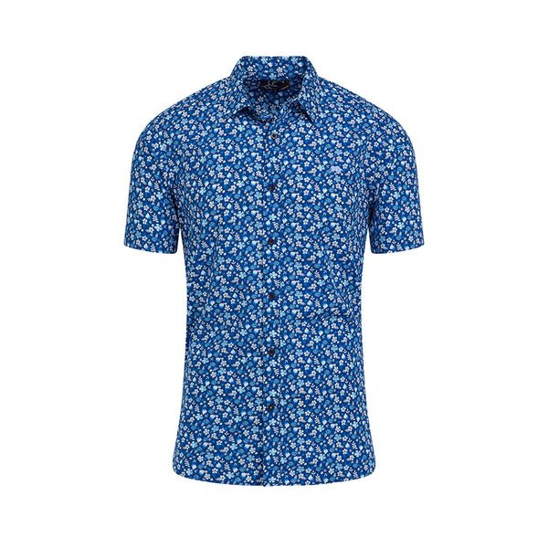 Raging Bull Flower Bud Cotton SS Shirt-shop-by-brands-Beggs Big Mens Clothing - Big Men's fashionable clothing and shoes