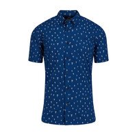 Raging Bull Daisy Print Cotton SS Shirt