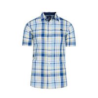 Raging Bull Madras Check Linen SS Shirt