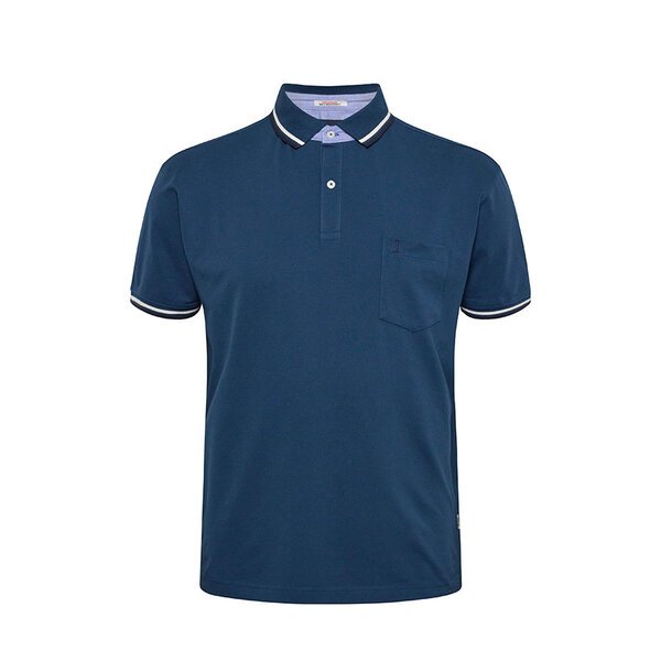 North 56 Contrast Super Stretch Cotton Polo Petrol-shop-by-brands-Beggs Big Mens Clothing - Big Men's fashionable clothing and shoes