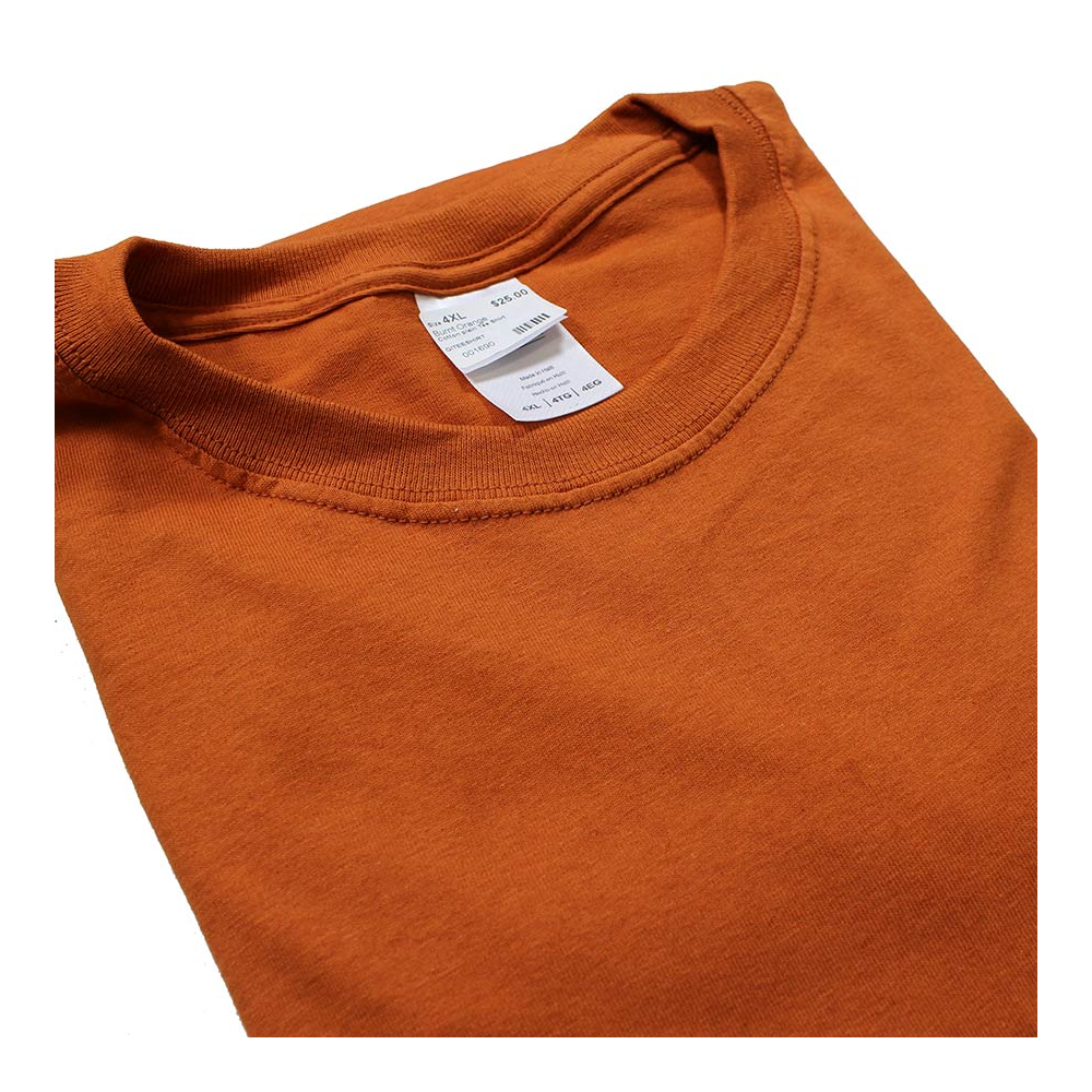 Pure cotton plain tee shirts gilden 2xl, 3xl, 4xl and 5xl big fit