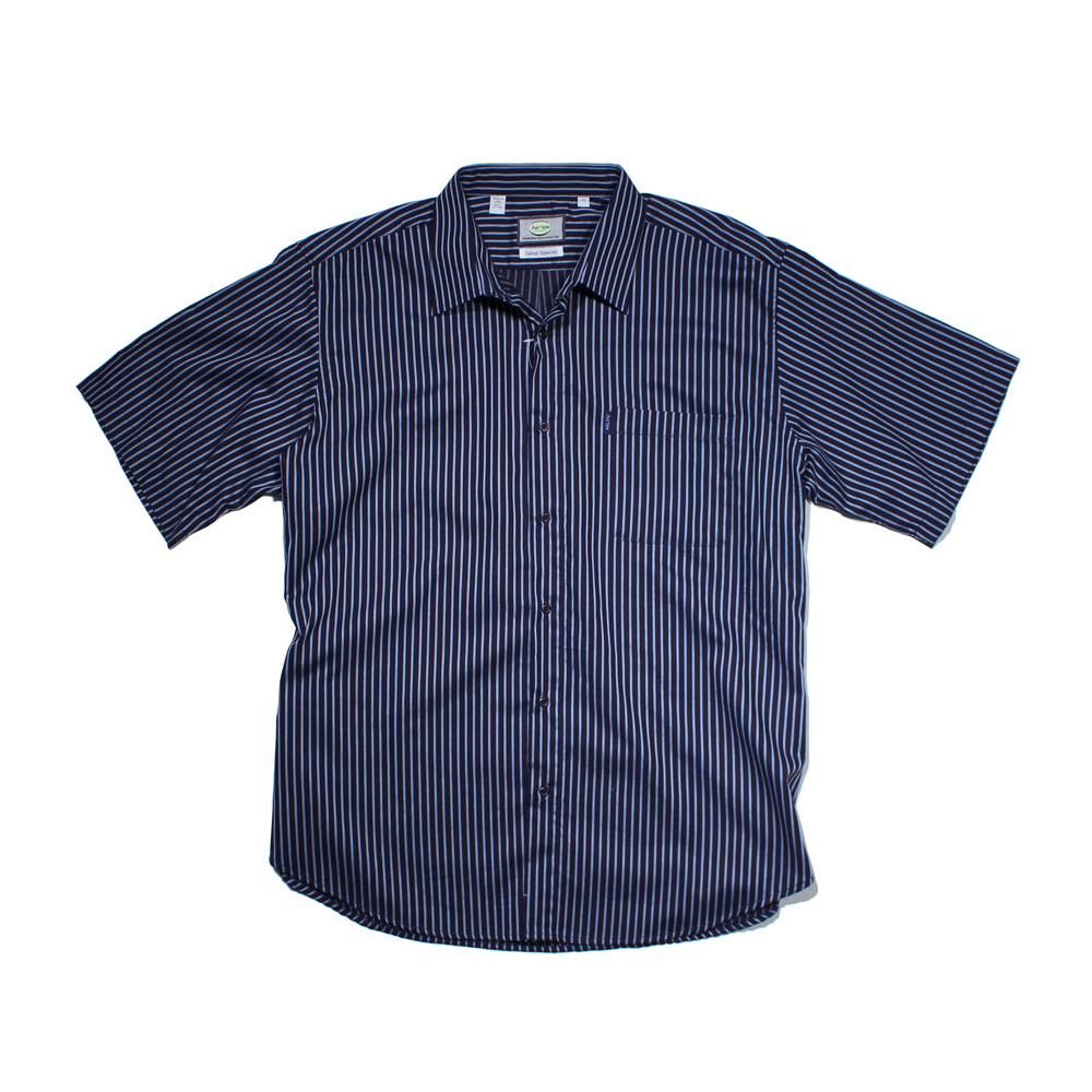 Aertex - Short Sleeve Shirt - Dark Navy